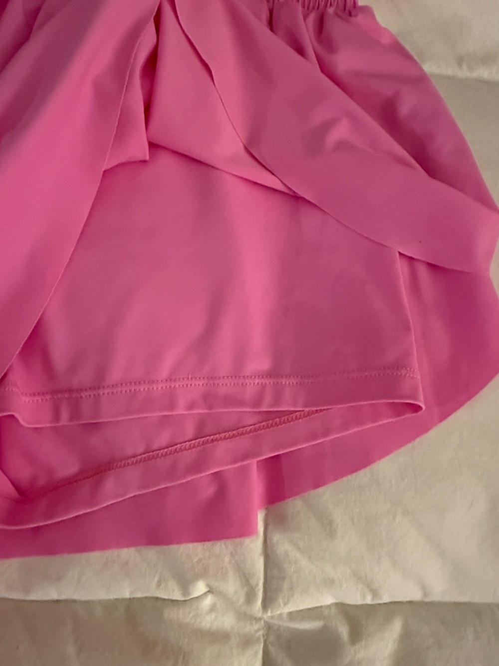 Luogongzi pink skirt shorts large  with Drawstring - Picture 3 of 5